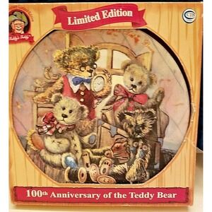Dan-Dee 100th Anniversary‎ Teddy Bear Collector's Plate Limited Edition NIB